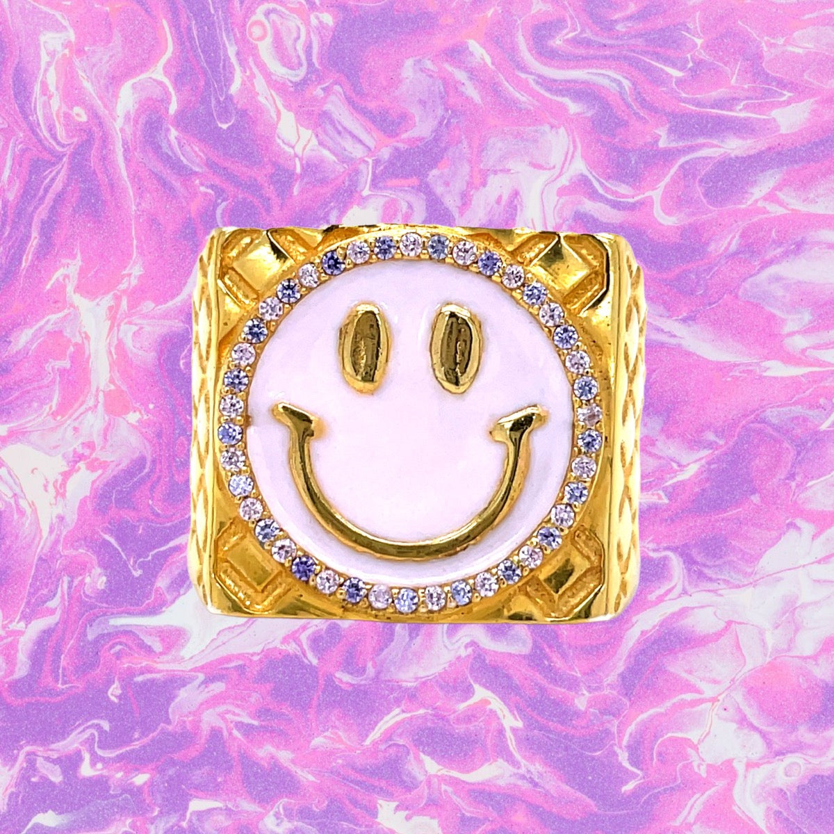 The Acid House Smiley Ring